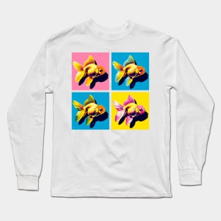 Pop Lemon Goldfish - Cool Aquarium Fish Long Sleeve T-Shirt